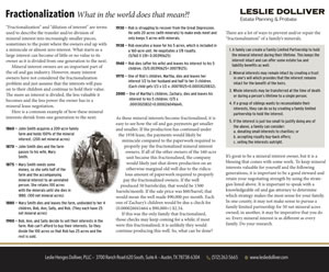 Fractionalization