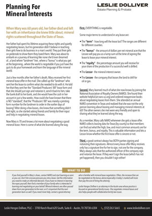 Mineral Interest